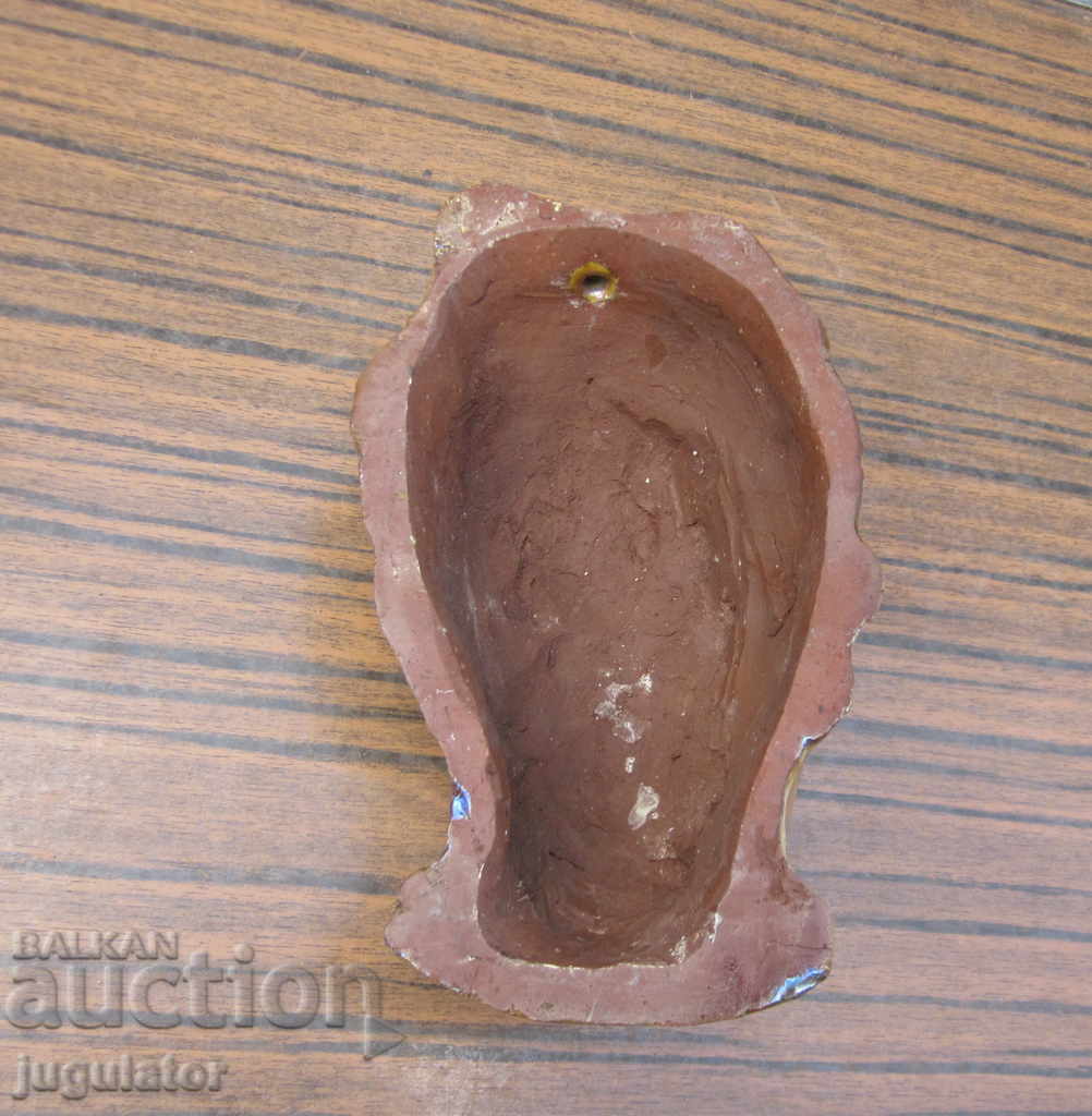 παλιά αντίκα βουλγαρική λαϊκή κεραμική μάσκα τοίχου - 6 παλιά αντίκα βουλγαρική λαϊκή κεραμική μάσκα τοίχου - 6