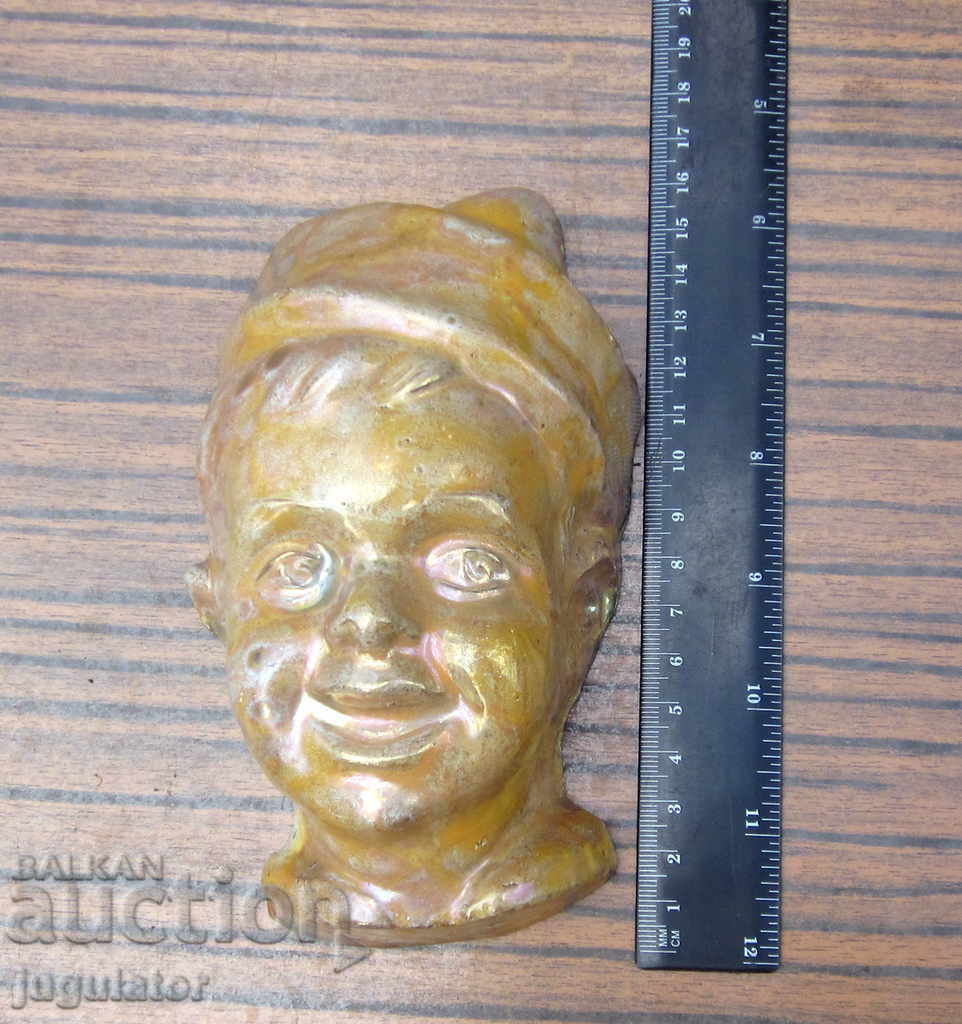 παλιά αντίκα βουλγαρική λαϊκή κεραμική μάσκα τοίχου - 7 παλιά αντίκα βουλγαρική λαϊκή κεραμική μάσκα τοίχου - 7