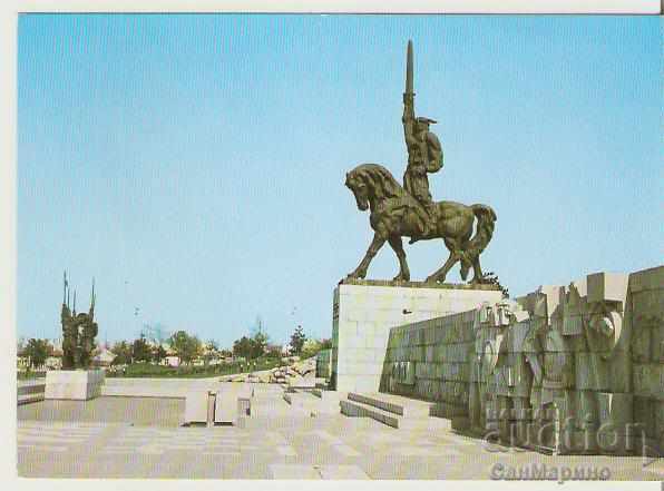Κάρτα Βουλγαρία Tolbuhin Το μνημείο του Khan Asparuh 2 *