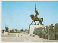 Картичка  България  Толбухин Паметникът на хан Аспарух 2*