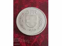 Ελβετία 5 φράγκα 1968