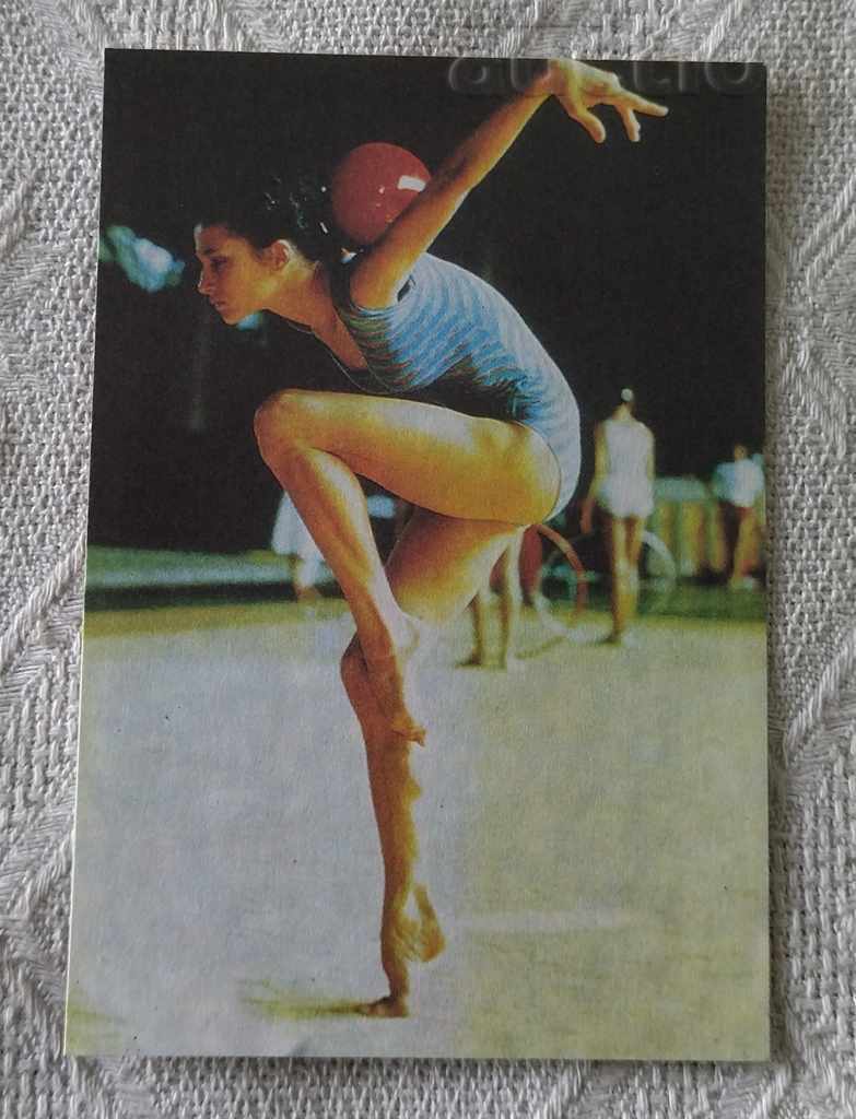 BIANKA PANOVA HUD. GYMNASTICS CALENDAR 1985