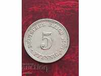 Германия 5 пфенига 1908г. D-Мюнхен