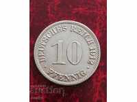 Γερμανία 10 pfennigs 1912 Α-Βερολίνο