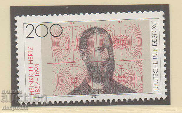 1994. Germany. 100 years since the death of Heinrich Hertz, physicist.