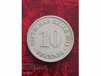 Γερμανία 10 pfennig 1911 Α-Βερολίνο
