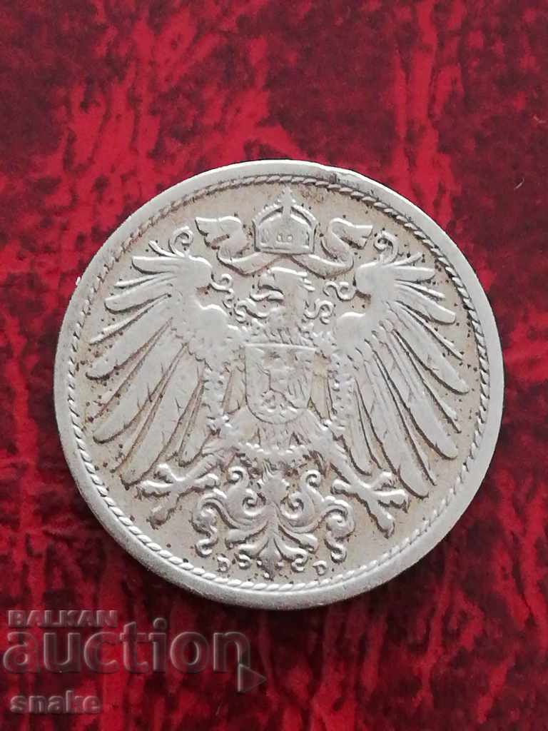 Germany 10 pfennigs 1907 D-Mülchen with price 2.80 BGN | € 1.43 Germany 10 pfennigs 1907 D-Mülchen with price 2.80 BGN | € 1.43