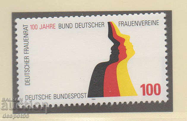1994. Germany. 100 years of the German Women's Liberation State