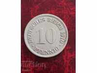 Germany 10 Pfennig 1910 F-Stuttgart