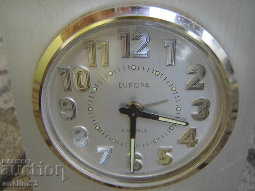 COLLECTOR ALARM CLOCK EUROPA GERMANY ART DECO with price 35.00 BGN | € 17.90 COLLECTOR ALARM CLOCK EUROPA GERMANY ART DECO with price 35.00 BGN | € 17.90