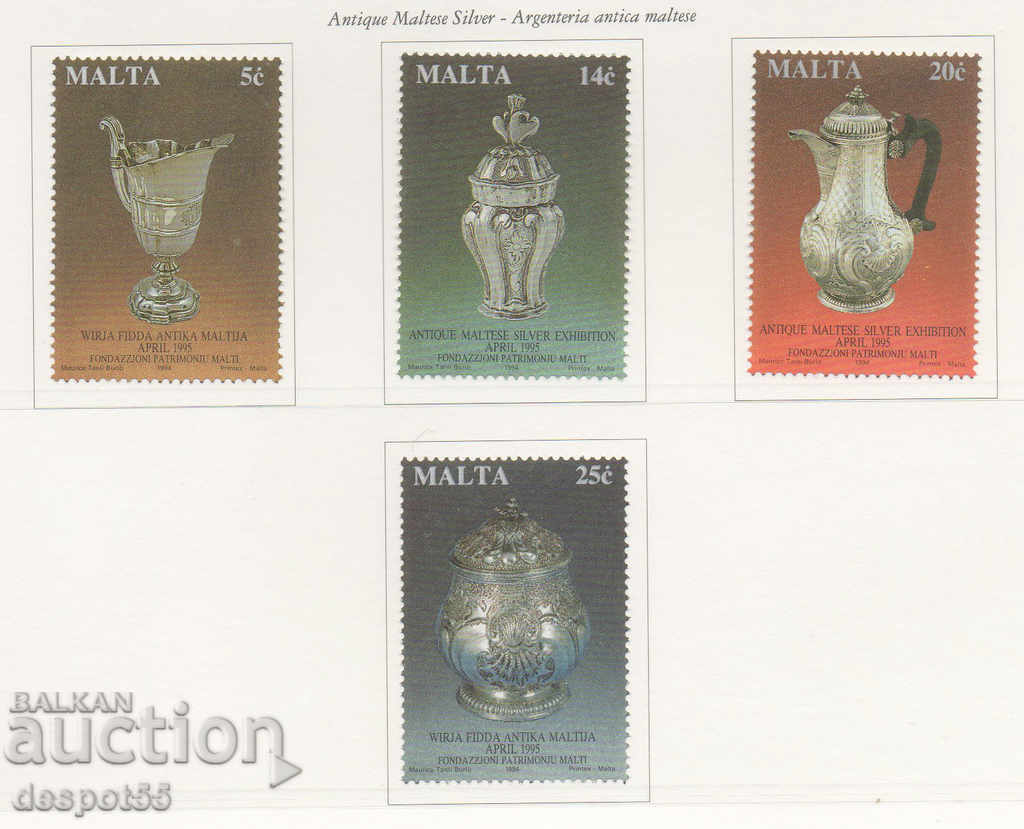 1994. Malta. Antique silver.