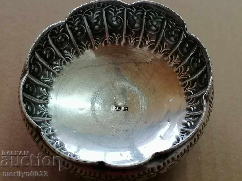 Silver sugar bowl/caviar dish 800/1000, late 19th century with price 185.00 BGN | € 94.59 Silver sugar bowl/caviar dish 800/1000, late 19th century with price 185.00 BGN | € 94.59