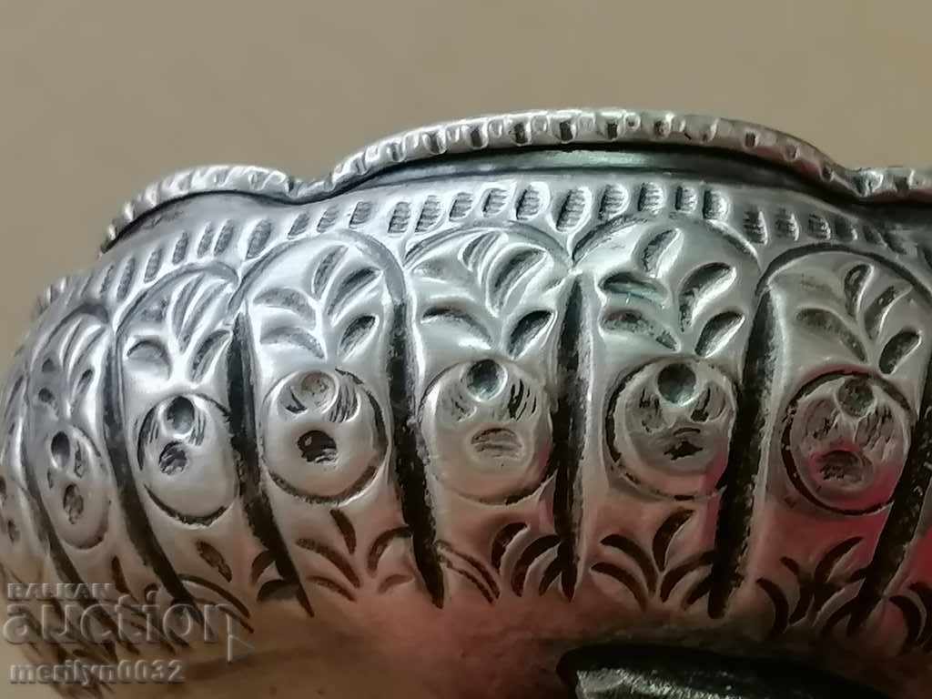 Silver sugar bowl/caviar dish 800/1000, late 19th century - 6 Silver sugar bowl/caviar dish 800/1000, late 19th century - 6