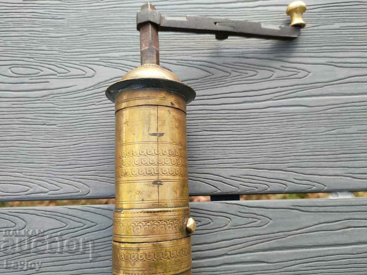 Old Ottoman bronze millstone with markings with price 70.00 BGN | € 35.79