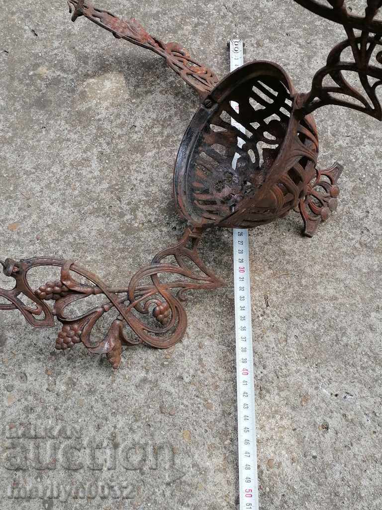Chandelier cast cast iron gas lamp part of the chandelier - 6 Chandelier cast cast iron gas lamp part of the chandelier - 6