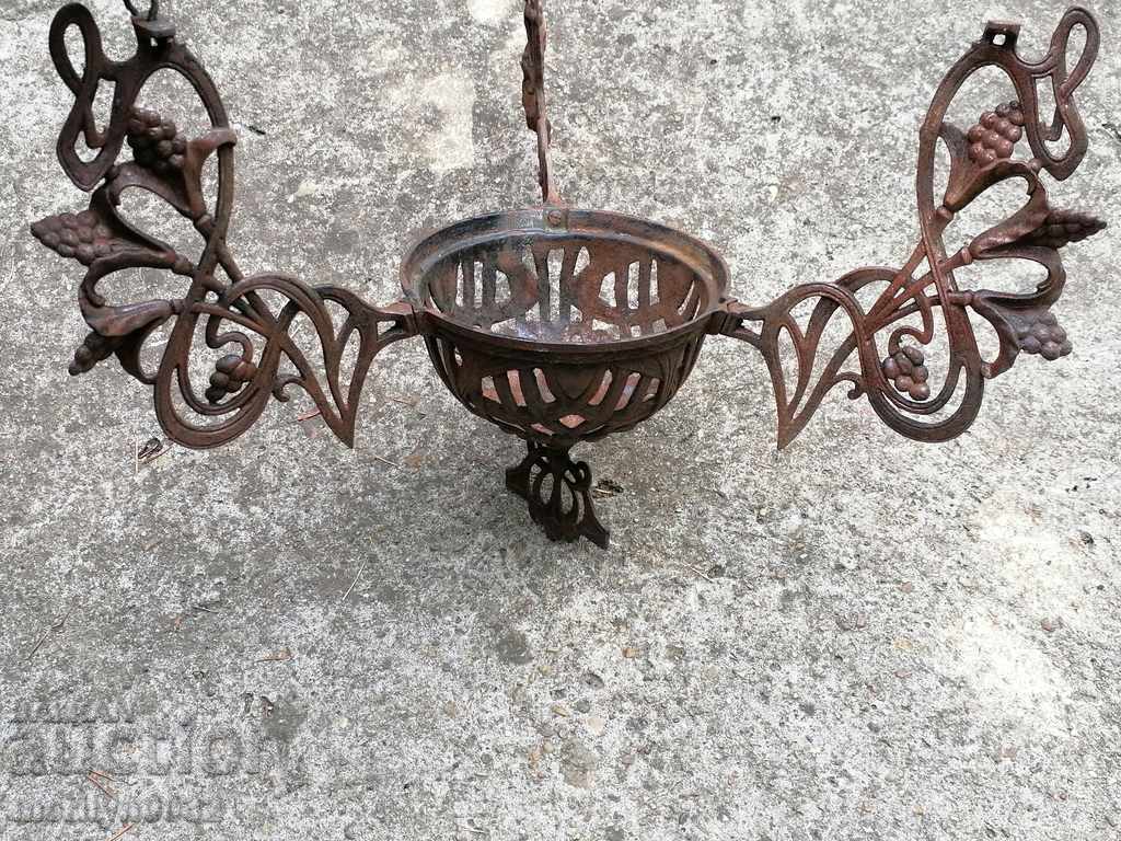 Chandelier cast cast iron gas lamp part of the chandelier - 7 Chandelier cast cast iron gas lamp part of the chandelier - 7