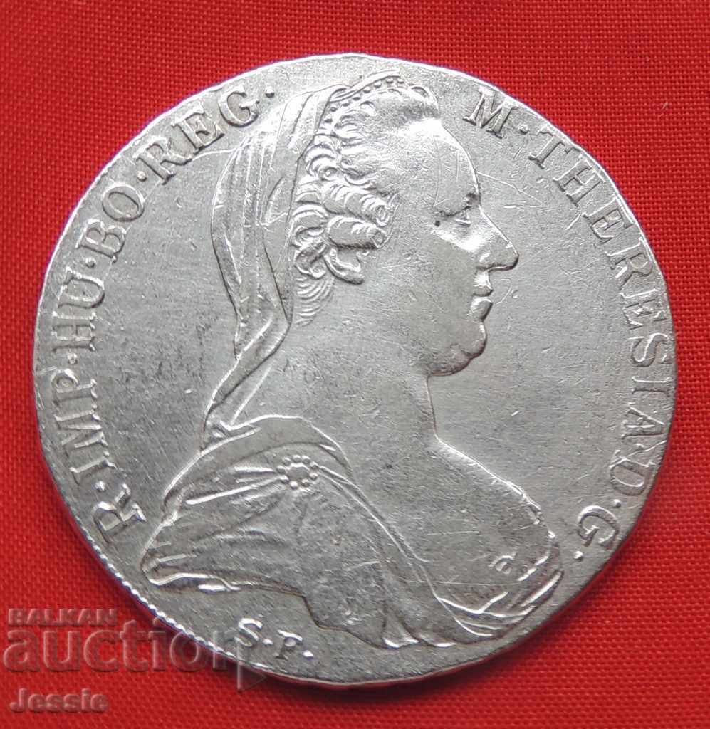 Thaler Maria Theresia 1780 Austria-Hungary silver - CUT Thaler Maria Theresia 1780 Austria-Hungary silver - CUT