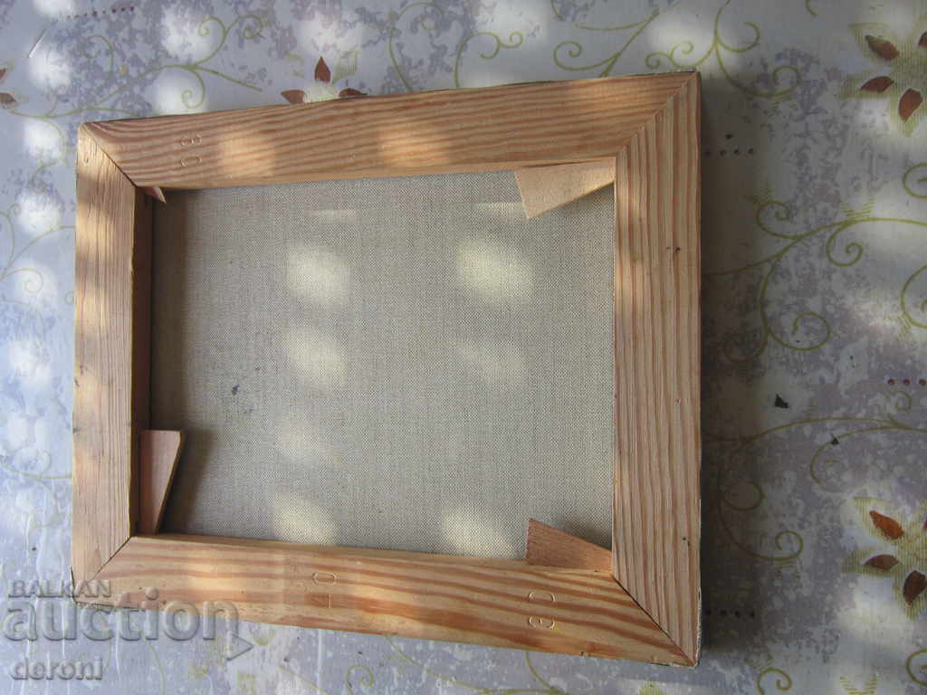 Delivery of Old oil painting on canvas Delivery of Old oil painting on canvas