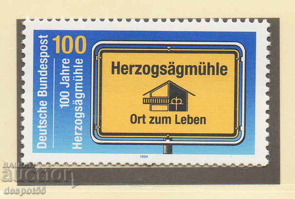 1994. Germany. 100 Herzogsägmühle, workers' colony.