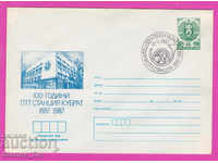 269881 / Bulgaria IPTZ 1987 Kubrat 100 ani stație PTT