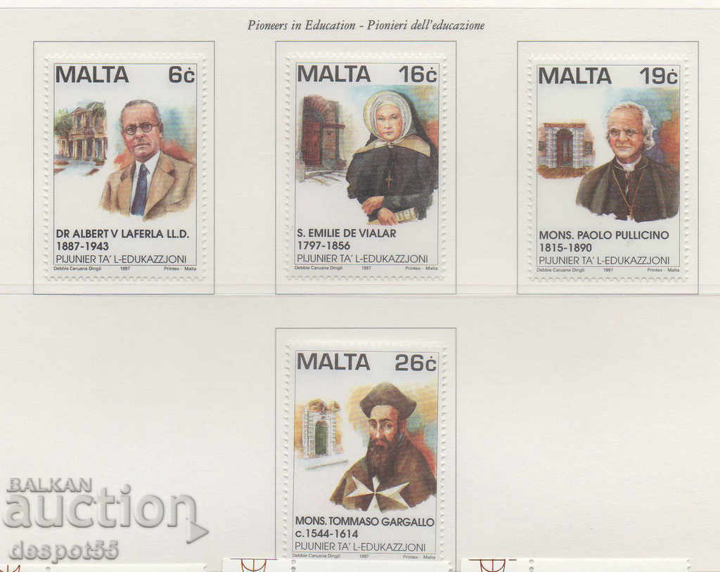 1997. Малта. Пионери в образованието.