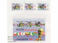 1998. Malta. Cupa Mondială - Franța + Bloc.
