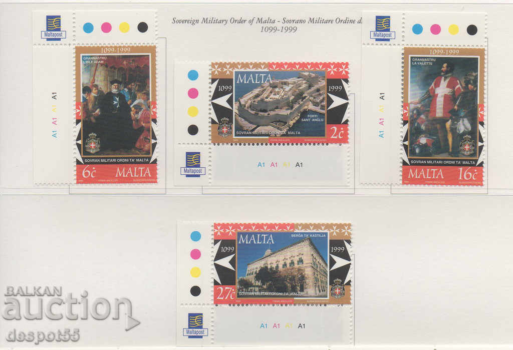 1999. Малта. 900 -годишнина на Малтийския орден.
