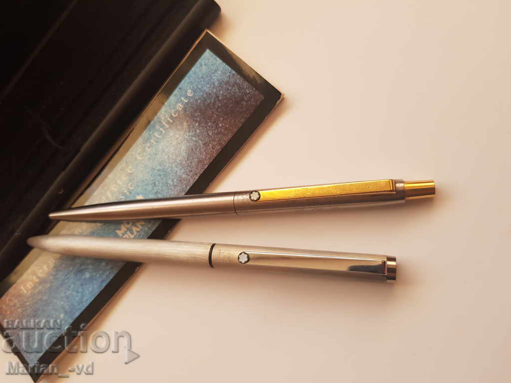 Delivery of Set of old Montblanc pens with original box Delivery of Set of old Montblanc pens with original box