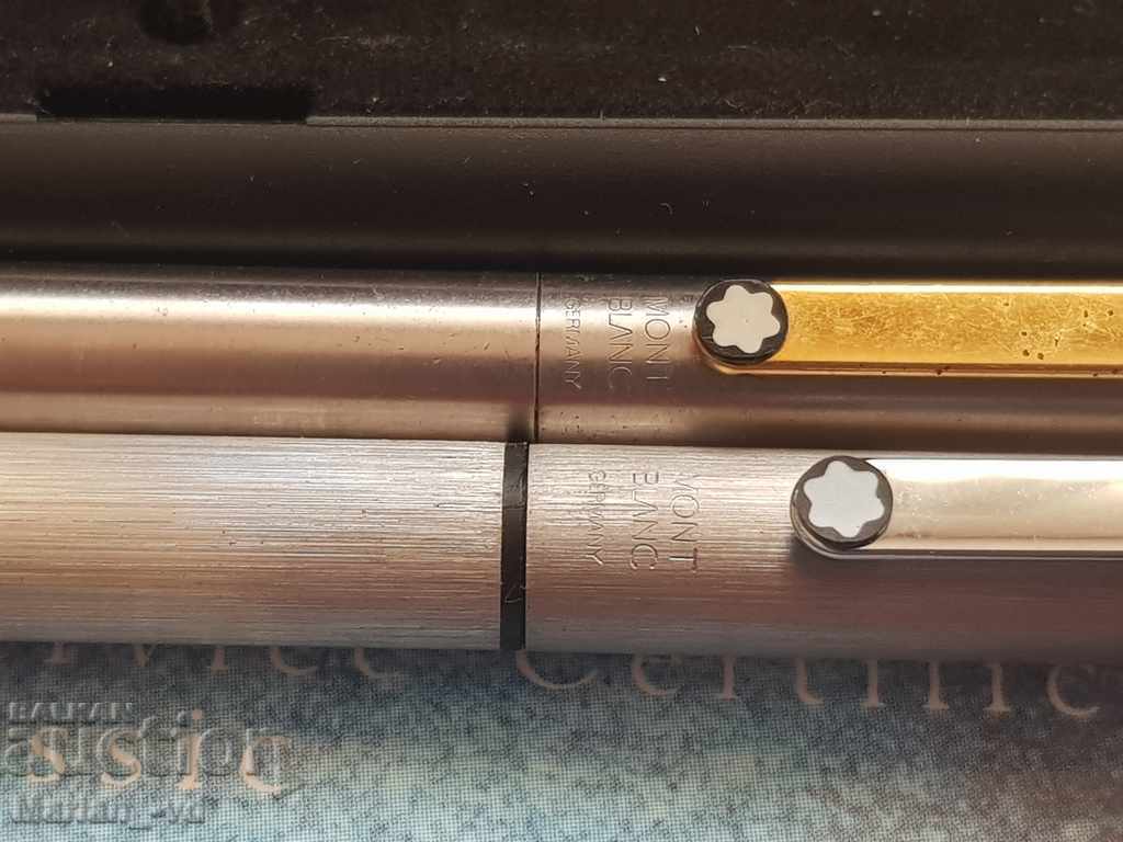 Set of old Montblanc pens with original box - 5 Set of old Montblanc pens with original box - 5