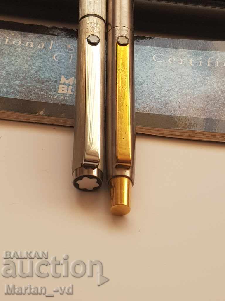 Set of old Montblanc pens with original box - 6 Set of old Montblanc pens with original box - 6