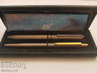 Set of old Montblanc pens with original box