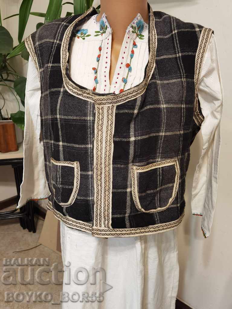Authentic Antique Vest from Folk Costume