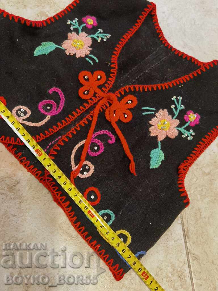 Authentic Children's Antique Vest from Folk Costume - 5 Authentic Children's Antique Vest from Folk Costume - 5