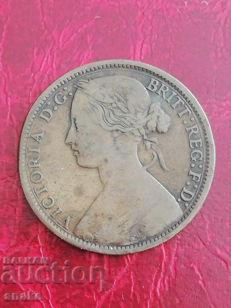 United Kingdom 1 penny 1862 with price 7.99 BGN | € 4.09 United Kingdom 1 penny 1862 with price 7.99 BGN | € 4.09