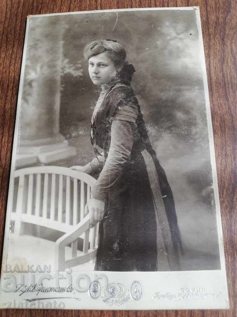 Δημοπρασία Παλιά φωτογραφία Σκληρό χαρτόνι Karastoyanov Δημοπρασία Παλιά φωτογραφία Σκληρό χαρτόνι Karastoyanov