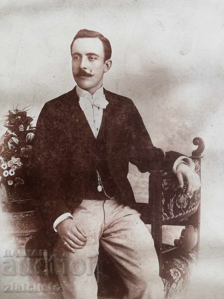 Δημοπρασία Παλιά φωτογραφία Σκληρό χαρτόνι Δημοπρασία Παλιά φωτογραφία Σκληρό χαρτόνι