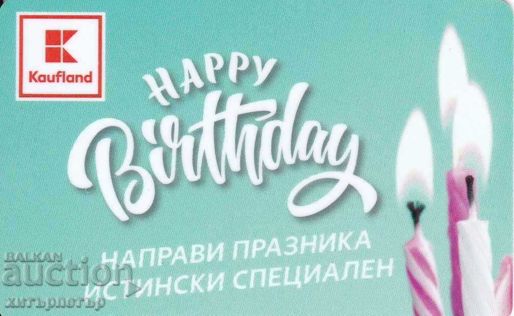 Kaufland Birthday Functional Discount Voucher Card Kaufland Birthday Functional Discount Voucher Card
