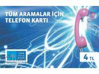 Cartelă de telefon Turcia 4tl 2