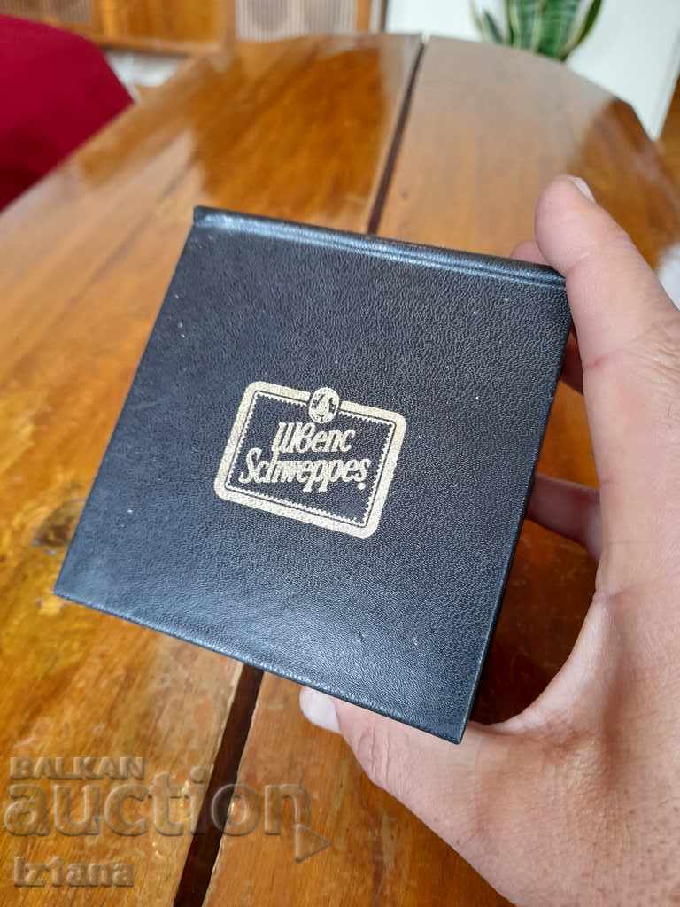 Old cube of Schweppes leaflets, Schweppes with price 20.00 BGN | € 10.23 Old cube of Schweppes leaflets, Schweppes with price 20.00 BGN | € 10.23