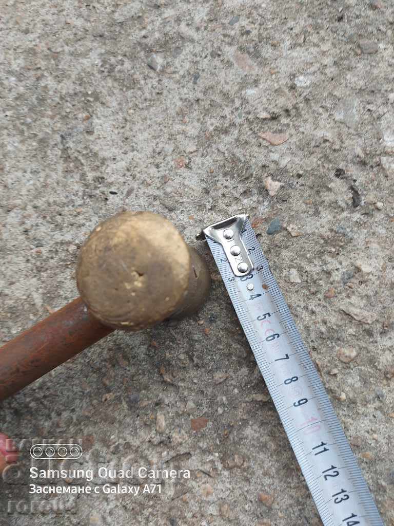 HAMMER - BRONZE HEAD - METAL HANDLE - 5 HAMMER - BRONZE HEAD - METAL HANDLE - 5