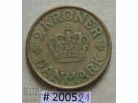 2 Kroner 1925 Denmark