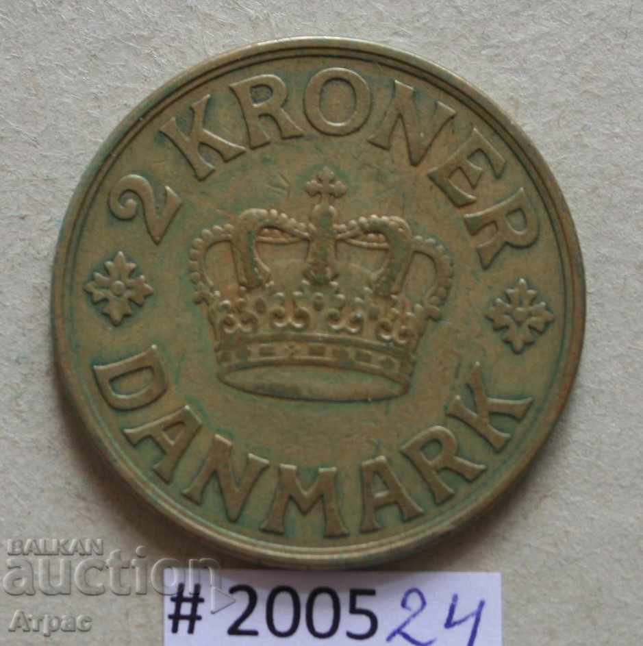 2 kroner 1938 Denmark