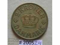 2 kroner 1938 Denmark