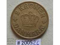 2 kroner 1940 Denmark