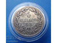 Denmark 4 Skilling 18567 Very Rare