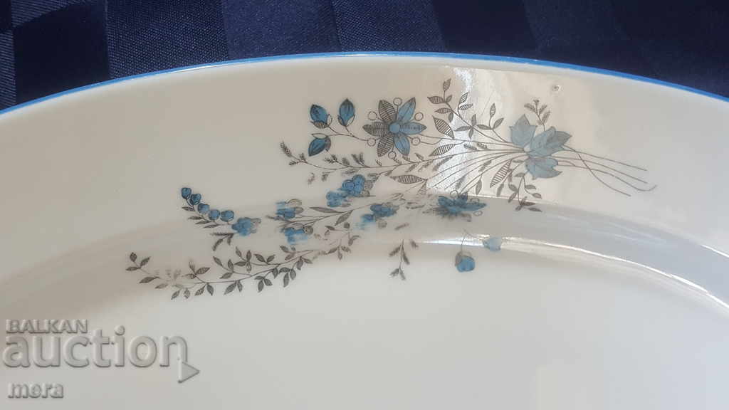 Ancient porcelain German large plateau with price 55.00 BGN | € 28.12 Ancient porcelain German large plateau with price 55.00 BGN | € 28.12