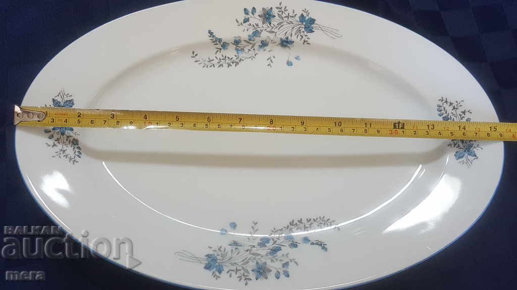 Auction Ancient porcelain German large plateau Auction Ancient porcelain German large plateau