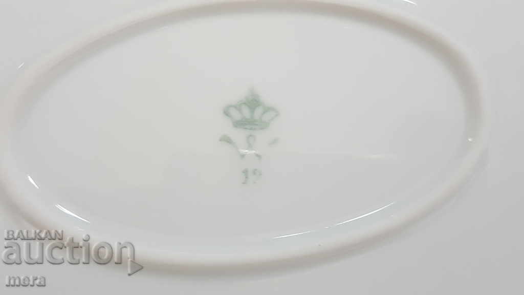 Ancient porcelain German large plateau - 5 Ancient porcelain German large plateau - 5