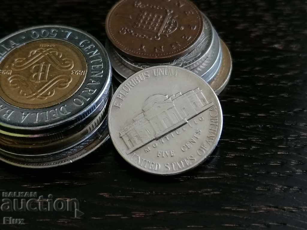 Νόμισμα - ΗΠΑ - 5 σεντ 1995
