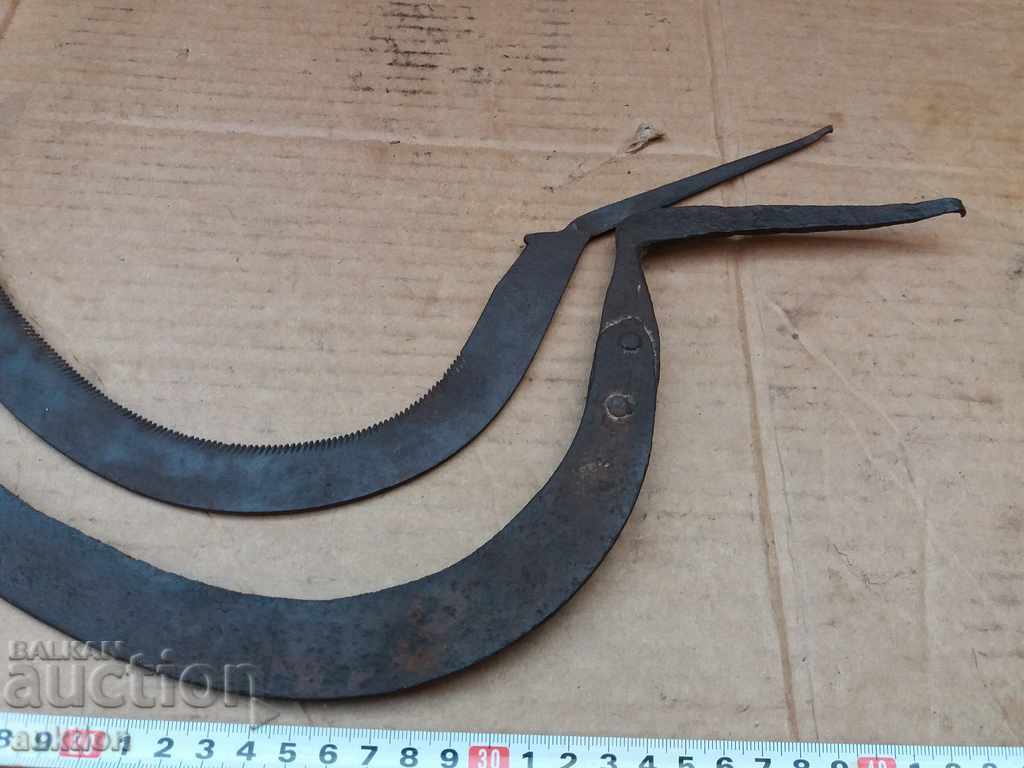 SET OF TWO REVIVAL FORGED SICKLES - DIFFERENT SIZES - 6